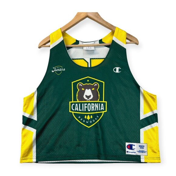 California Redwoods Lacrosse Tank Top Jersey Double Sided Youth Size Small PLL - Picture 1 of 11